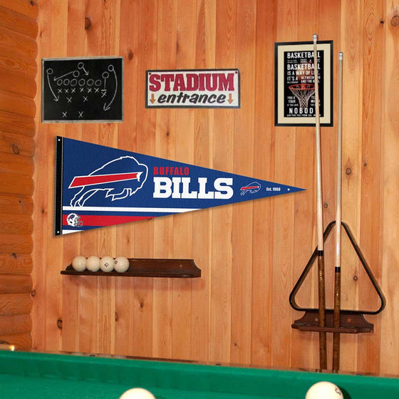 Buffalo Bills Pennant Banner and Wall Tack Pads