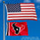 WinCraft Houston Texans Logo 2x3 Foot Small Flag