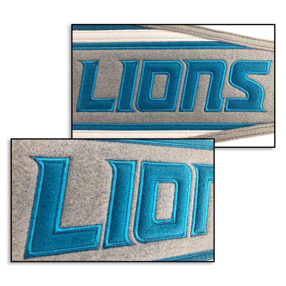 WinCraft Detroit Lions Embroidered and Sewn Pennant