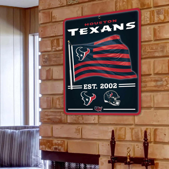 WinCraft Houston Texans Americana Banner Flag Sign