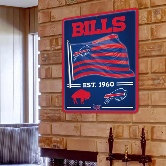 WinCraft Buffalo Bills Americana Banner Flag Sign