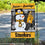 Pittsburgh Steelers Holiday Winter Snow Garden Flag Double Sided Banner