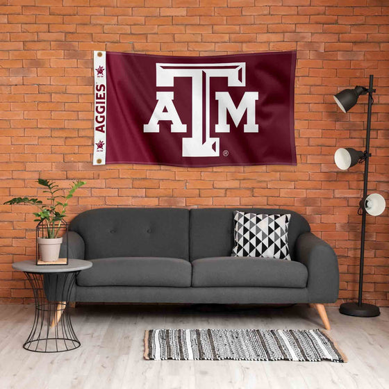 College Flags & Banners Co. Texas A&M Aggies Printed Header 3x5 Foot Banner Flag