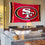 San Francisco 49ers Logo Banner and Tapestry Wall Tack Pads