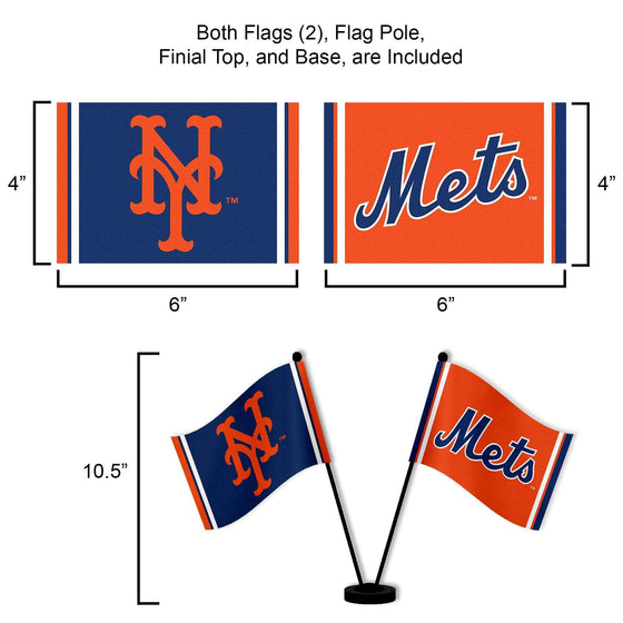 WinCraft New York Mets Desk and Table Top Flags