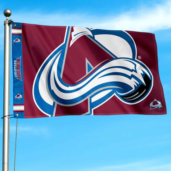 WinCraft Colorado Avalanche Printed Header 3x5 Premium Banner Flag