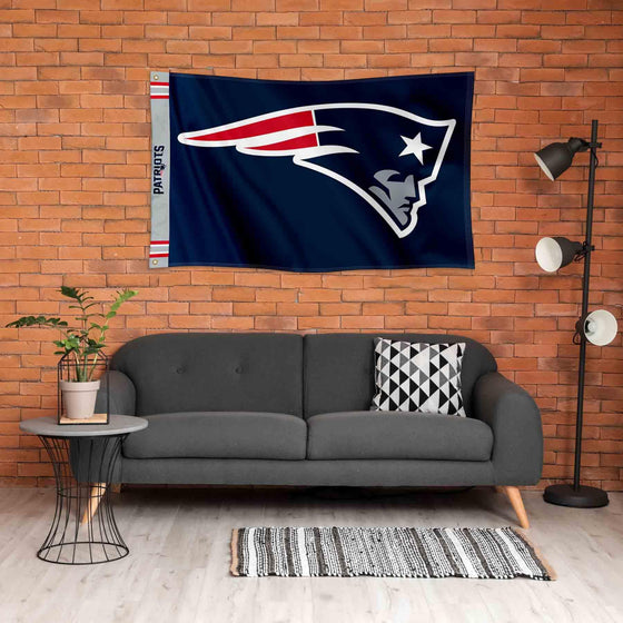 WinCraft New England Patriots Printed Header 3x5 Foot Banner Flag