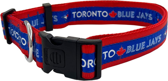 TORONTO BLUE JAYS SATIN PET COLLAR