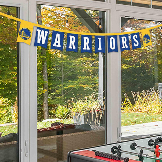 WinCraft Golden State Warriors Banner String Pennant Flags