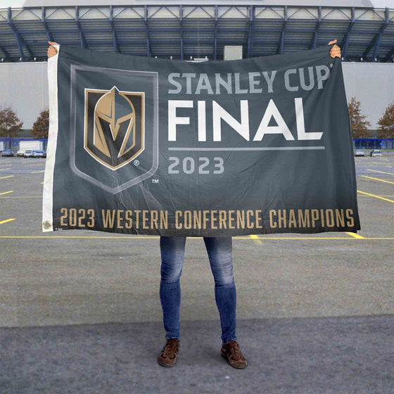 WinCraft Vegas Golden Knights 2023 Stanley Cup Finals Grommet Flag