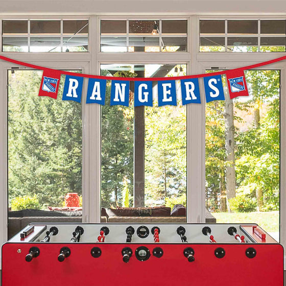 WinCraft New York Rangers Banner String Pennant Flags