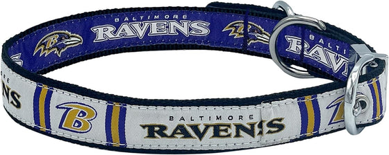 Baltimore Ravens Reversible Collar Pets First