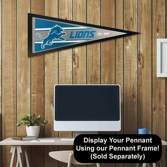 WinCraft Detroit Lions Embroidered and Sewn Pennant