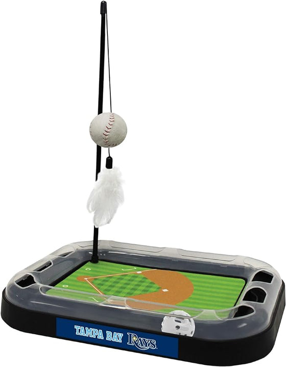 Tampa Bay Rays Baseball Cat Scratcher Toy