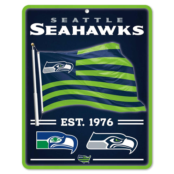 WinCraft Seattle Seahawks Americana Banner Flag Sign