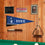 College Flags & Banners Co. Duke Blue Devils Pennant Flag and Wall Tack Mount Pads