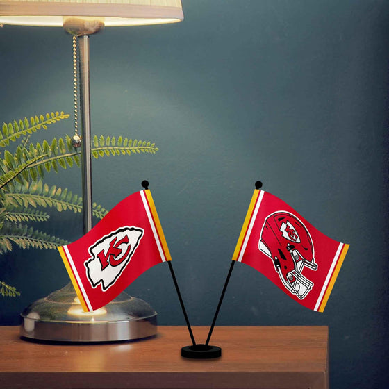 WinCraft Kansas City Chiefs Desk and Table Top Flags