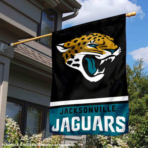 WinCraft Jacksonville Jaguars Two Sided House Flag