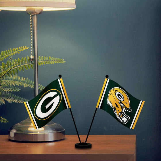 WinCraft Green Bay Packers Desk and Table Top Flags