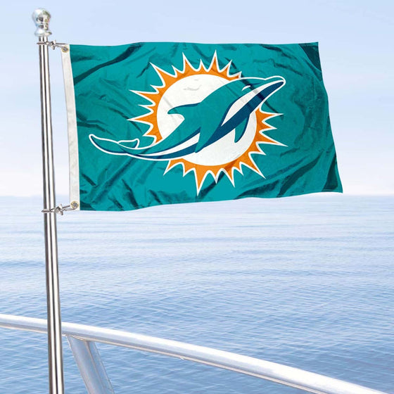 WinCraft Miami Dolphins Boat and Golf Cart Flag