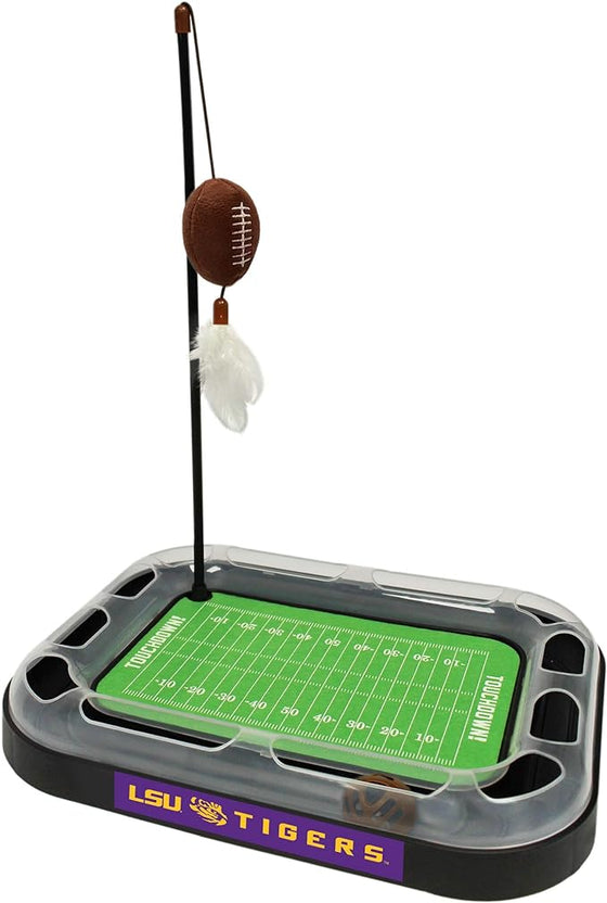 LSU Football Cat Scratcher Toy