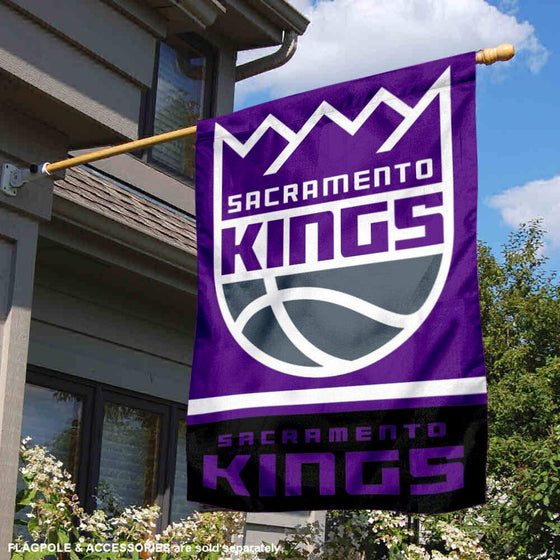 WinCraft Sacramento Kings Double Sided House Banner Flag