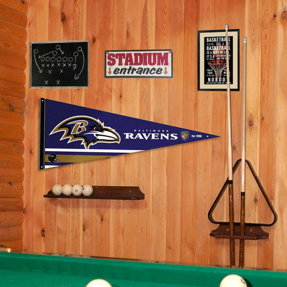 Baltimore Ravens Pennant Banner and Wall Tack Pads