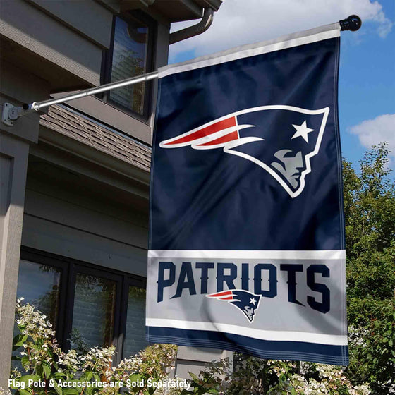 WinCraft New England Patriots Primary Logo House Banner Flag