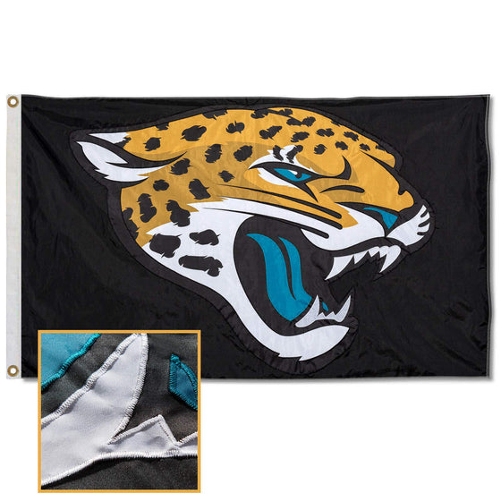 WinCraft Jacksonville Jaguars Embroidered Nylon Flag