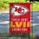 WinCraft Kansas City Chiefs Super Bowl LVII Champions Double Sided Garden Banner Flag