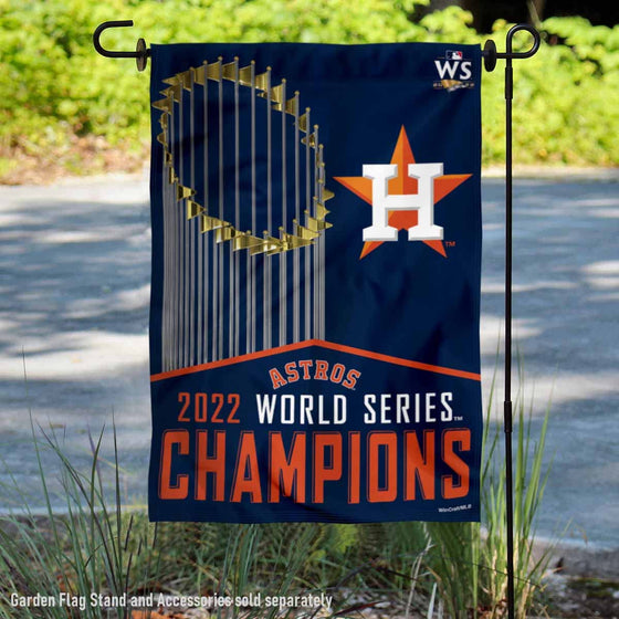 WinCraft Houston Astros 2022 World Champions Double Sided Garden Flag