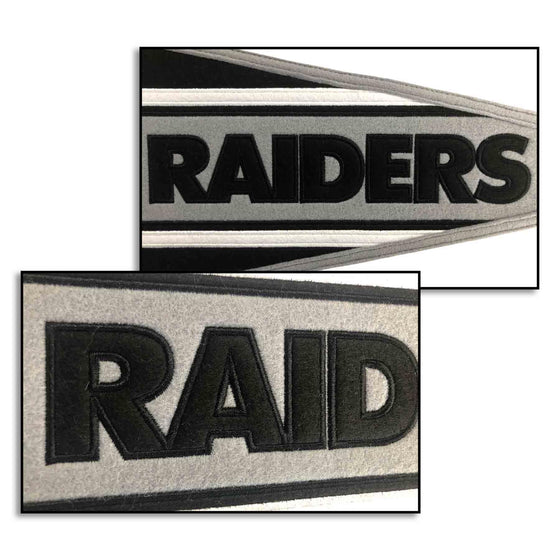 WinCraft Las Vegas Raiders Embroidered and Sewn Pennant