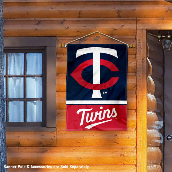 WinCraft Minnesota Twins Double Sided House Banner Flag