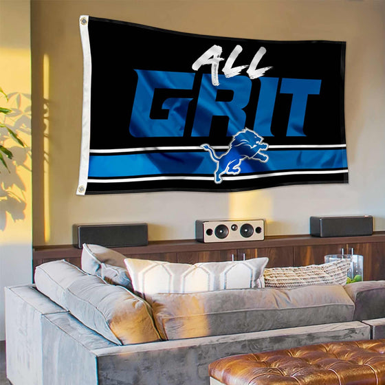 WinCraft Detroit Lions All Grit Large 3x5 Flag