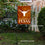 College Flags & Banners Co. Texas Longhorns Double Sided Garden Flag and Pole Holder Set