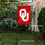 College Flags & Banners Co. Oklahoma Sooners Garden Flag with Pole Stand Holder