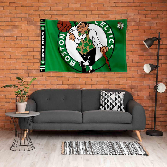 WinCraft Boston Celtics Printed Header 3x5 Premium Banner Flag