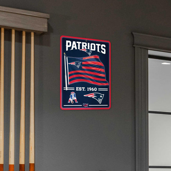 WinCraft New England Patriots Americana Banner Flag Sign