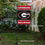 College Flags & Banners Co. Georgia Bulldogs Garden Flag with Stand Holder