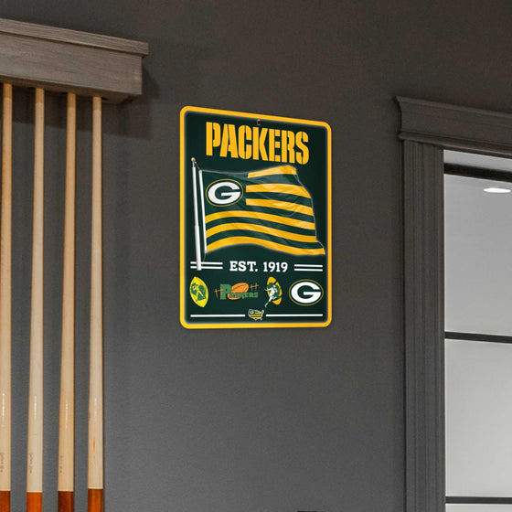 WinCraft Green Bay Packers Americana Banner Flag Sign