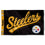 WinCraft Pittsburgh Steelers Script Logo Premium Flag