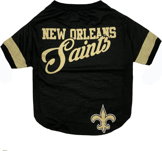 New Orleans Saints Stripe Tee Pets First