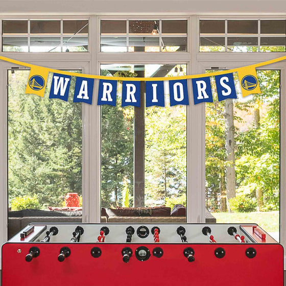 WinCraft Golden State Warriors Banner String Pennant Flags