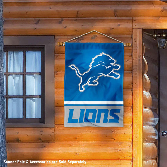 WinCraft Detroit Lions Double Sided House Flag