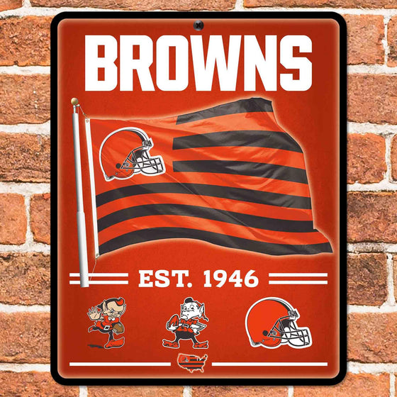 WinCraft Cleveland Browns Americana Banner Flag Sign