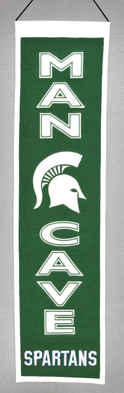 Michigan State Spartans Banner Wool Man Cave (CDG)