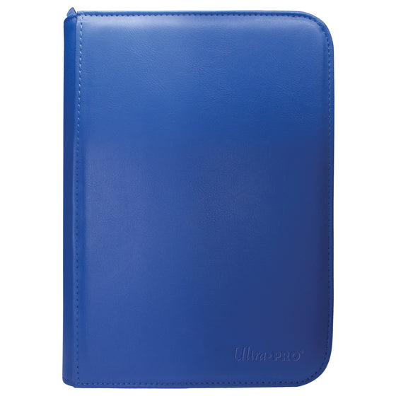 Vivid 4 Pocket Zippered PRO-Binder Blue