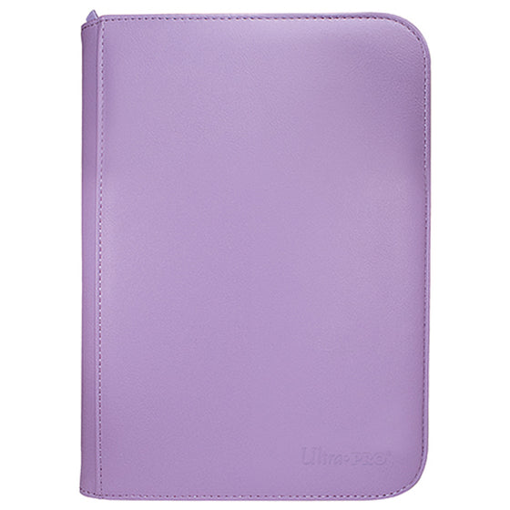 Vivid 4 Pocket Zippered PRO-Binder Purple