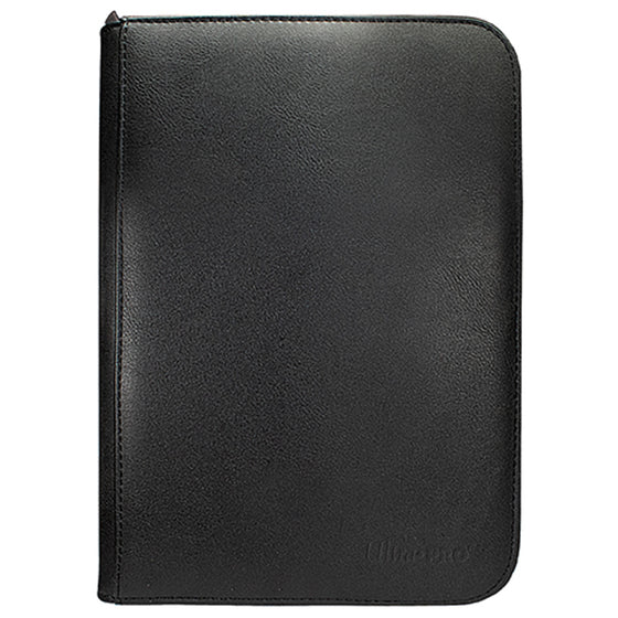 Vivid 4 Pocket Zippered PRO-Binder Black