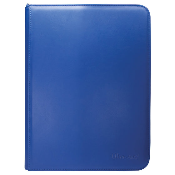 Vivid 9 Pocket Zippered PRO-Binder Blue